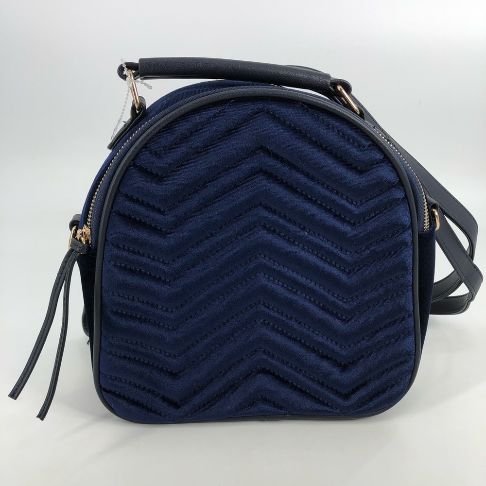 Blue Velvet Mini Bacpack